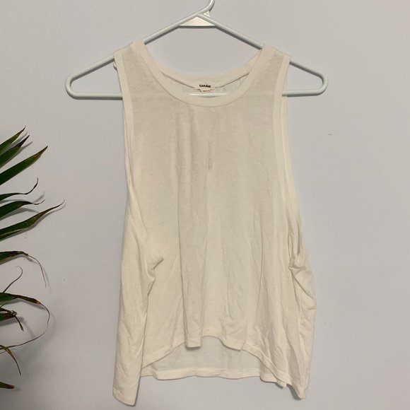 NWT GARAGE LOOSE HIGH NECK TANK TOP - Picture 1 of 3